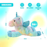 Unicorn with Sparkling Wings - Soft Toy by The Magic Toy Shop - UKBuyZone