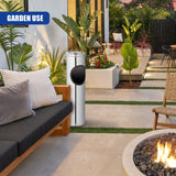 Stainless Steel Bin with Ashtray