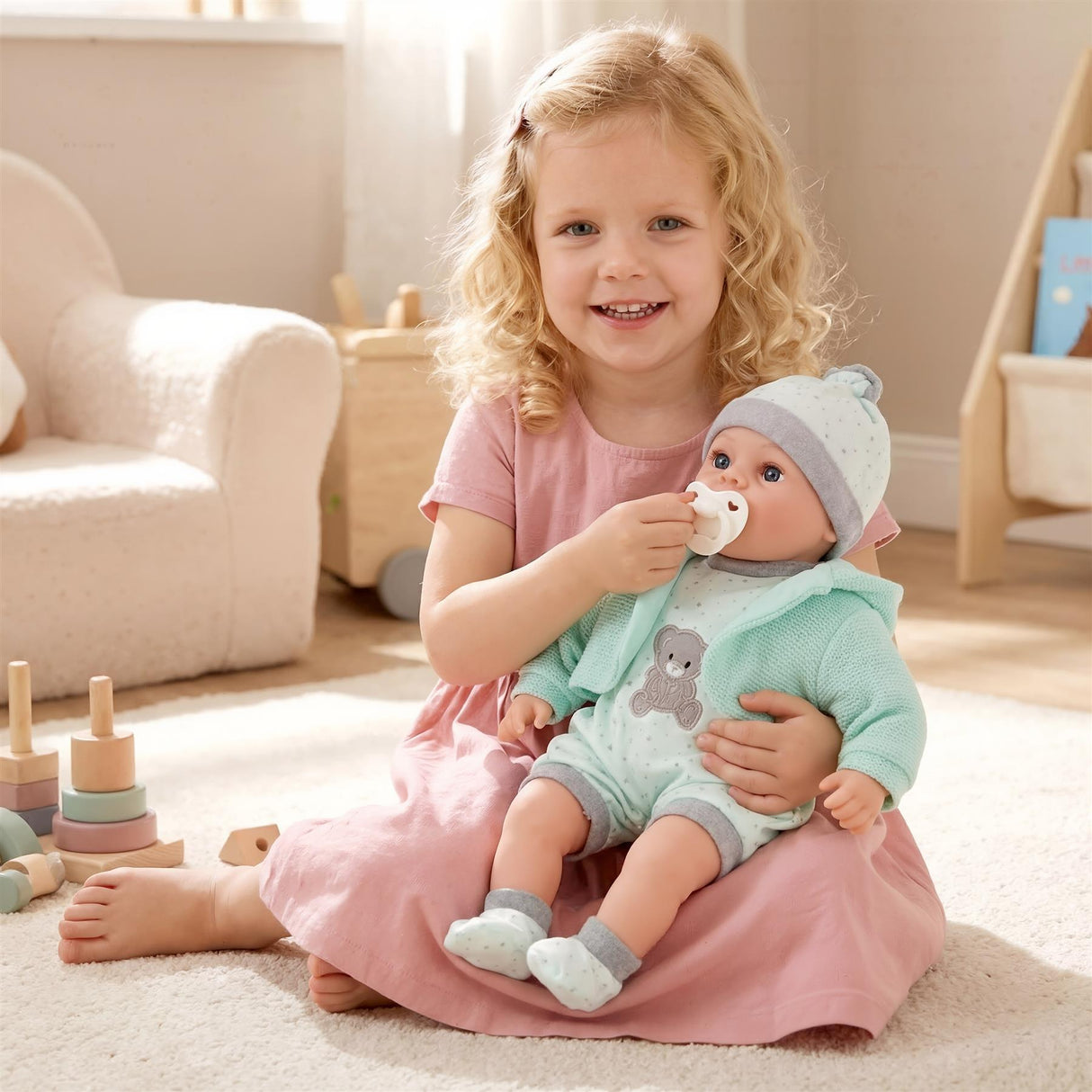 BiBi Baby Doll - Mint (45 cm / 18")