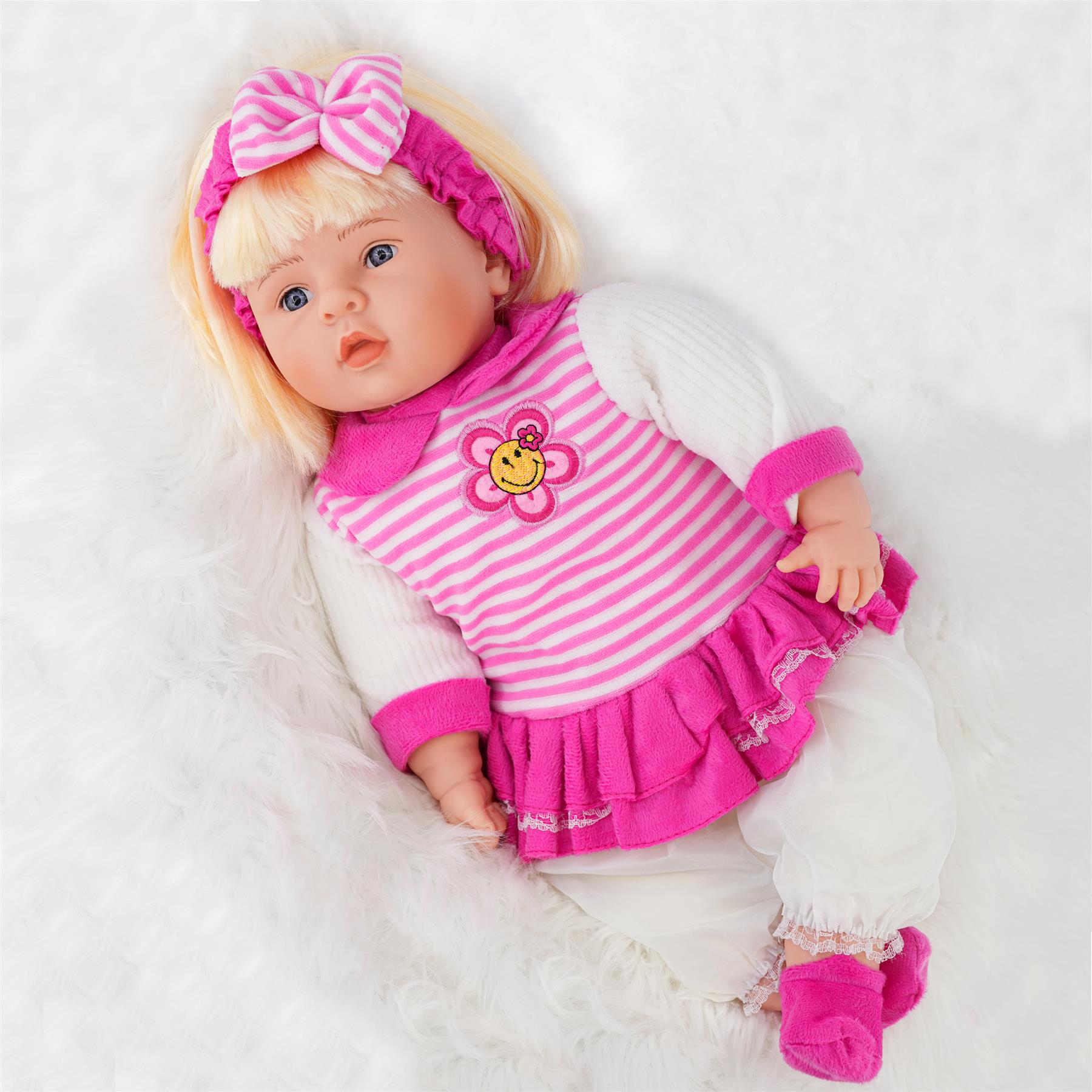 24" Chubby Face Baby Doll by BiBi Doll - UKBuyZone