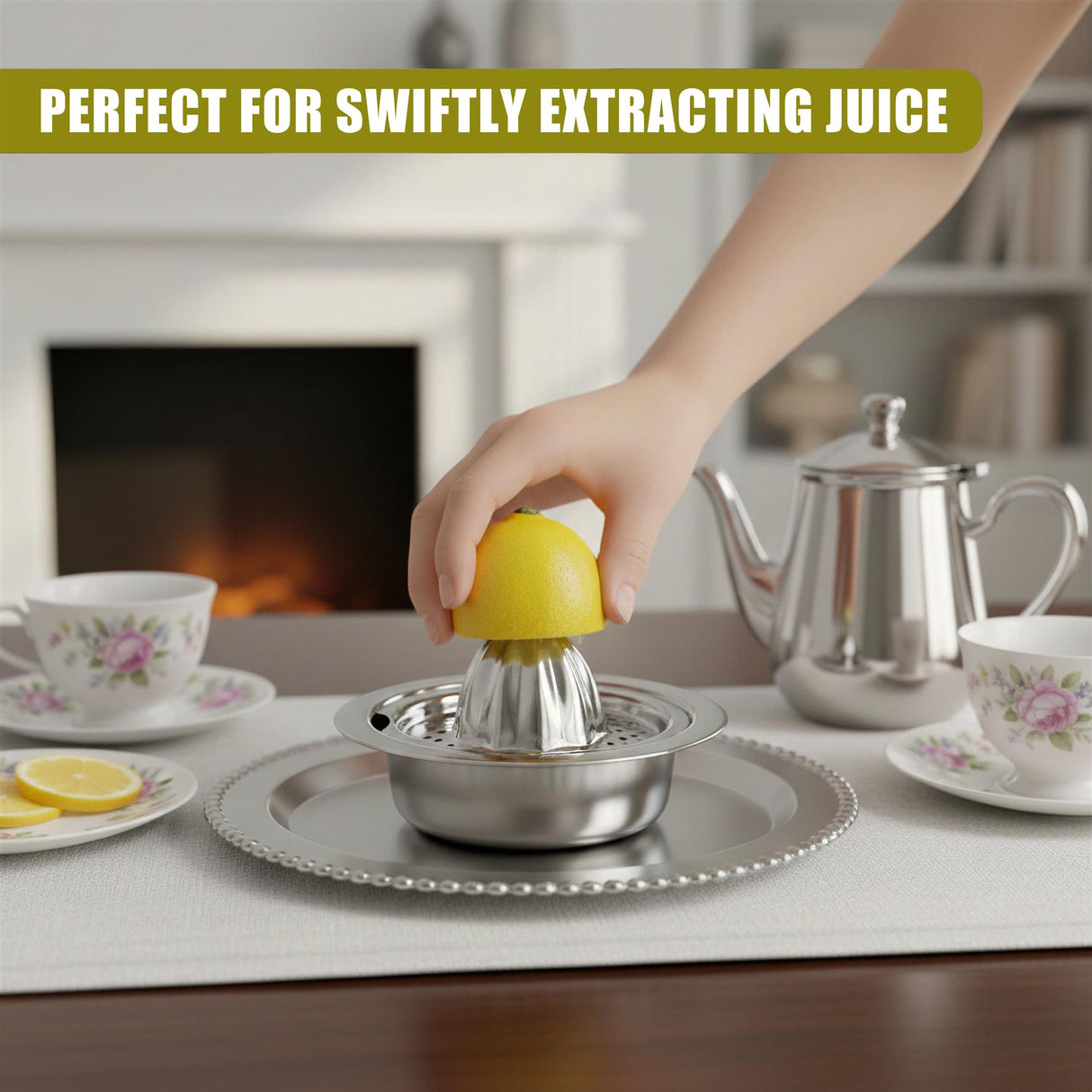 Stainless Steel Manual Citrus Juicer