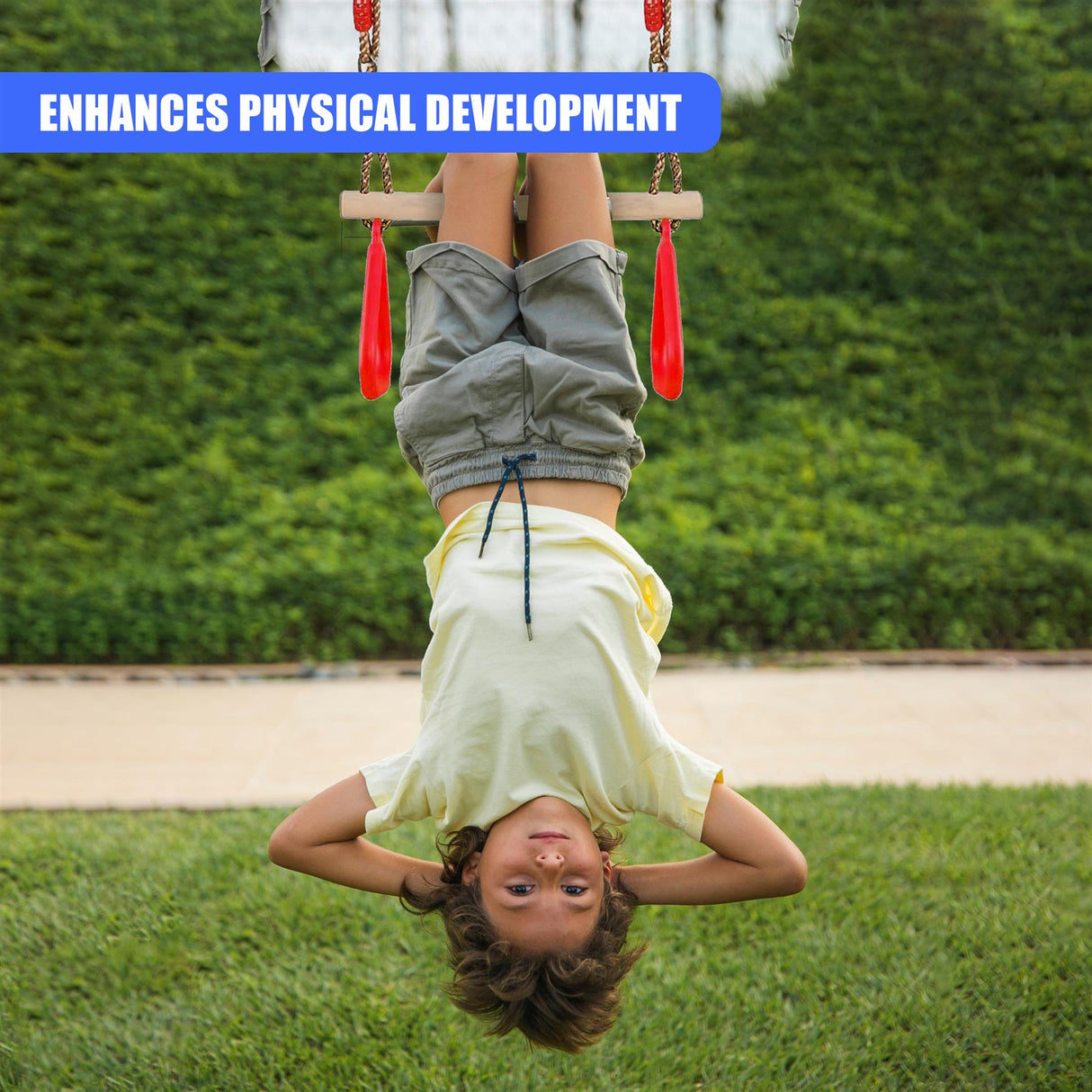 Trapeze Swing & Plate Seat by The Magic Toy Shop - UKBuyZone