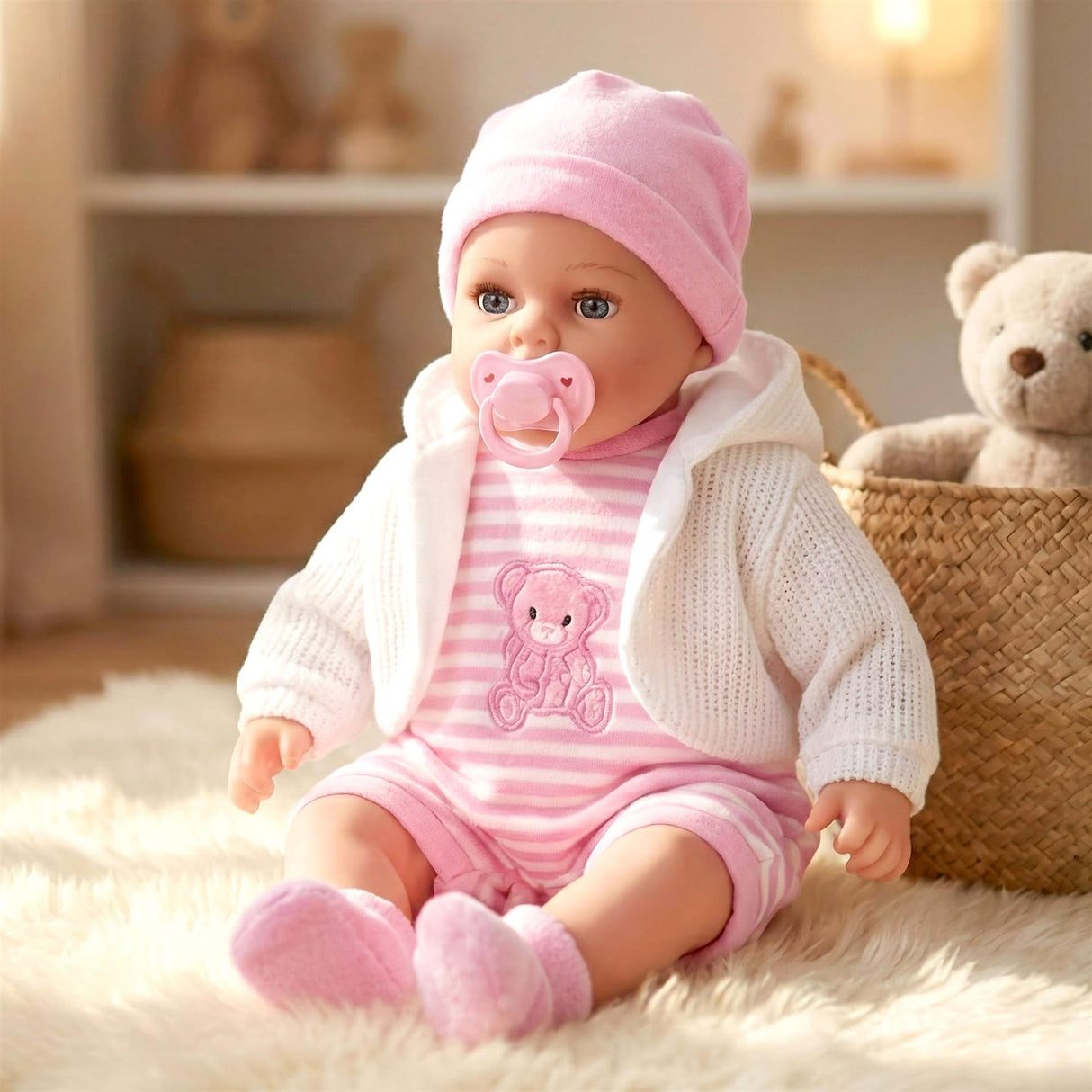 BiBi Baby Doll - Pink (45 cm / 18")