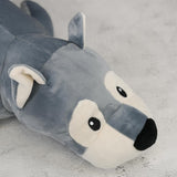 20” Super-Soft Wolf Plush Pillow Toy by The Magic Toy Shop - UKBuyZone