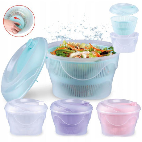 Large Plastic Salad Spinner Bowl by The Magic Toy Shop - UKBuyZone