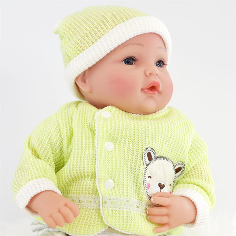 Reborn Baby Boy Doll with Open Eyes by BiBi Doll - UKBuyZone