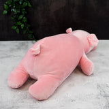 Pink stuffed pig toy