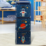 Kids Storage Cube Units, Space Theme