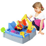 The Magic Toy Shop 2 in 1 Kids Sand Box Water Table