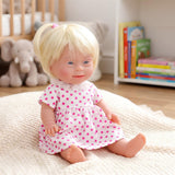 BiBi Doll Down Syndrome Girl - Blonde Hair (36 cm / 14")