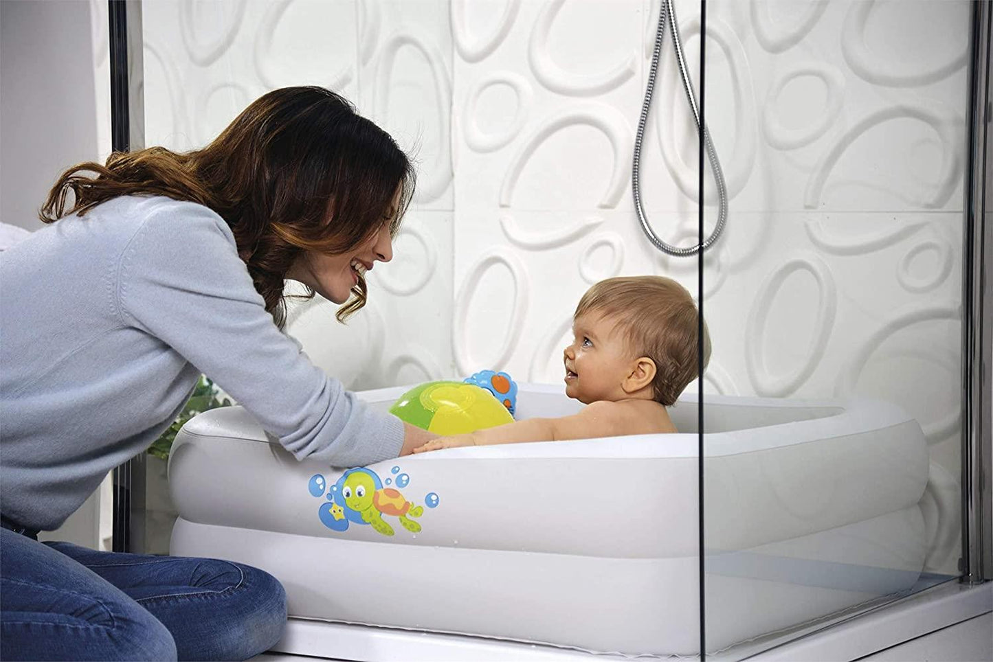 Bestway Inflatable Baby Bath Tub Soft Floor Baby Toddler Paddling Pool, 34 Inch by Bestway - UKBuyZone