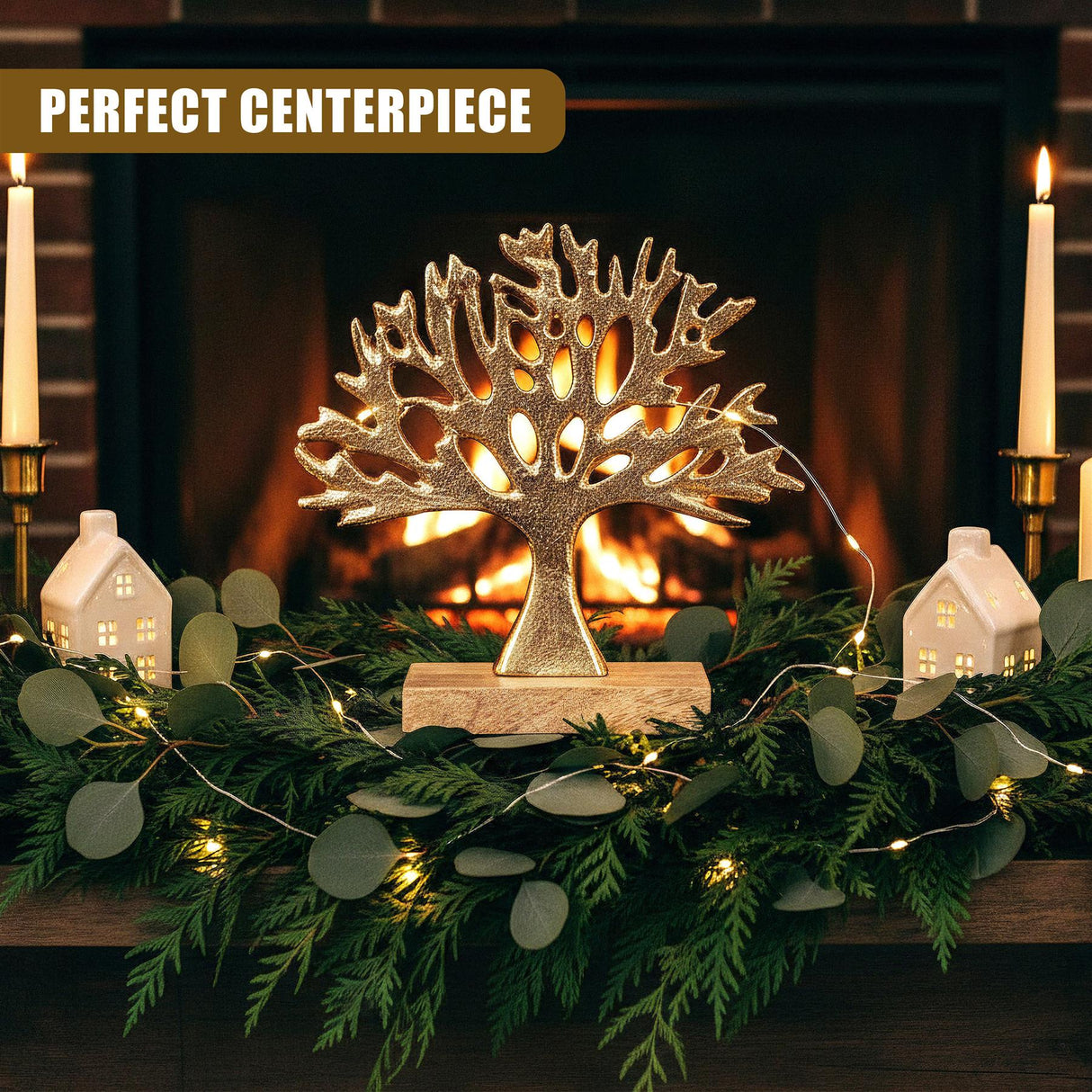 Golden Tree Ornament