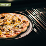 "Non-stick Pizza Baking Tray Set: Easy to clean, safe oven use and perfect for mushroom pizza." - UKBuyZone