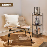 3 Tier Wooden Corner Shelf