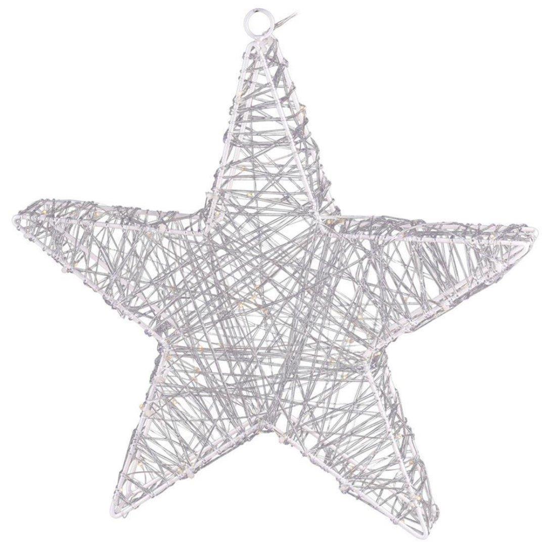 Pre-Lit Led Christmas Star With 30 Warm White Lights & Timer by GEEZY - UKBuyZone