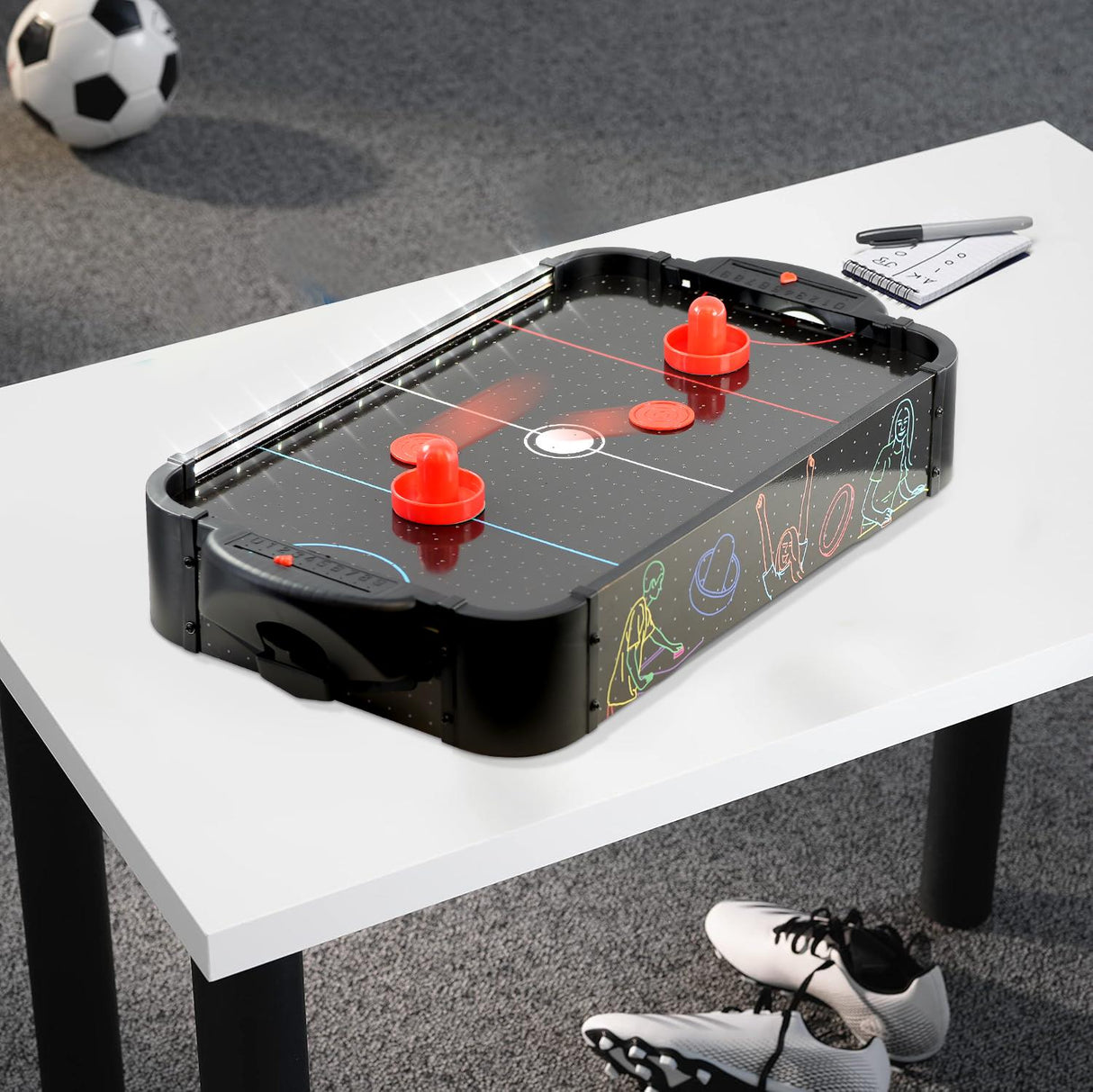 The Magic Toy Shop Mini Air Hockey Table