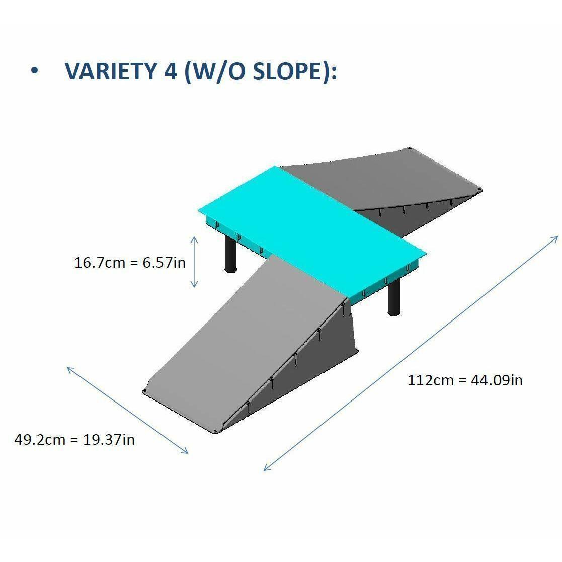 GEEZY Multi-Functional 6-in-1 Ramp Set