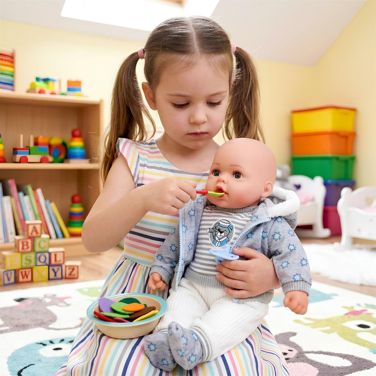 BiBi Baby Doll "Navy" (Sleepy Boy) (50 cm / 20")