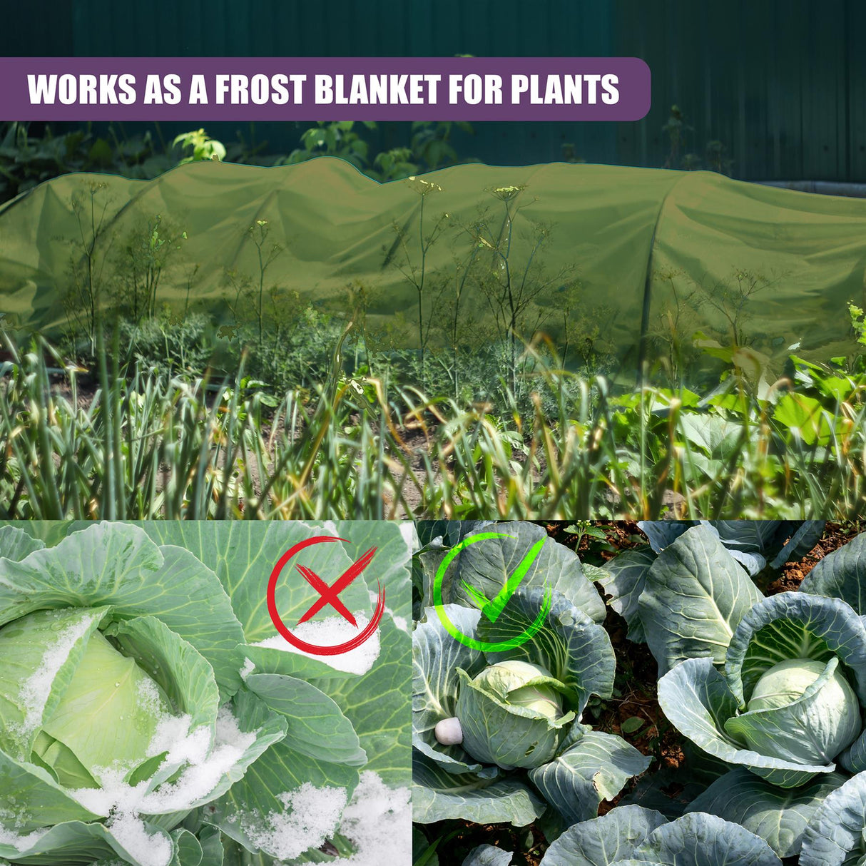 Garden Fleece Plant Cover 1x10m