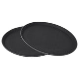 Non-Slip Round Tray - Set of 2