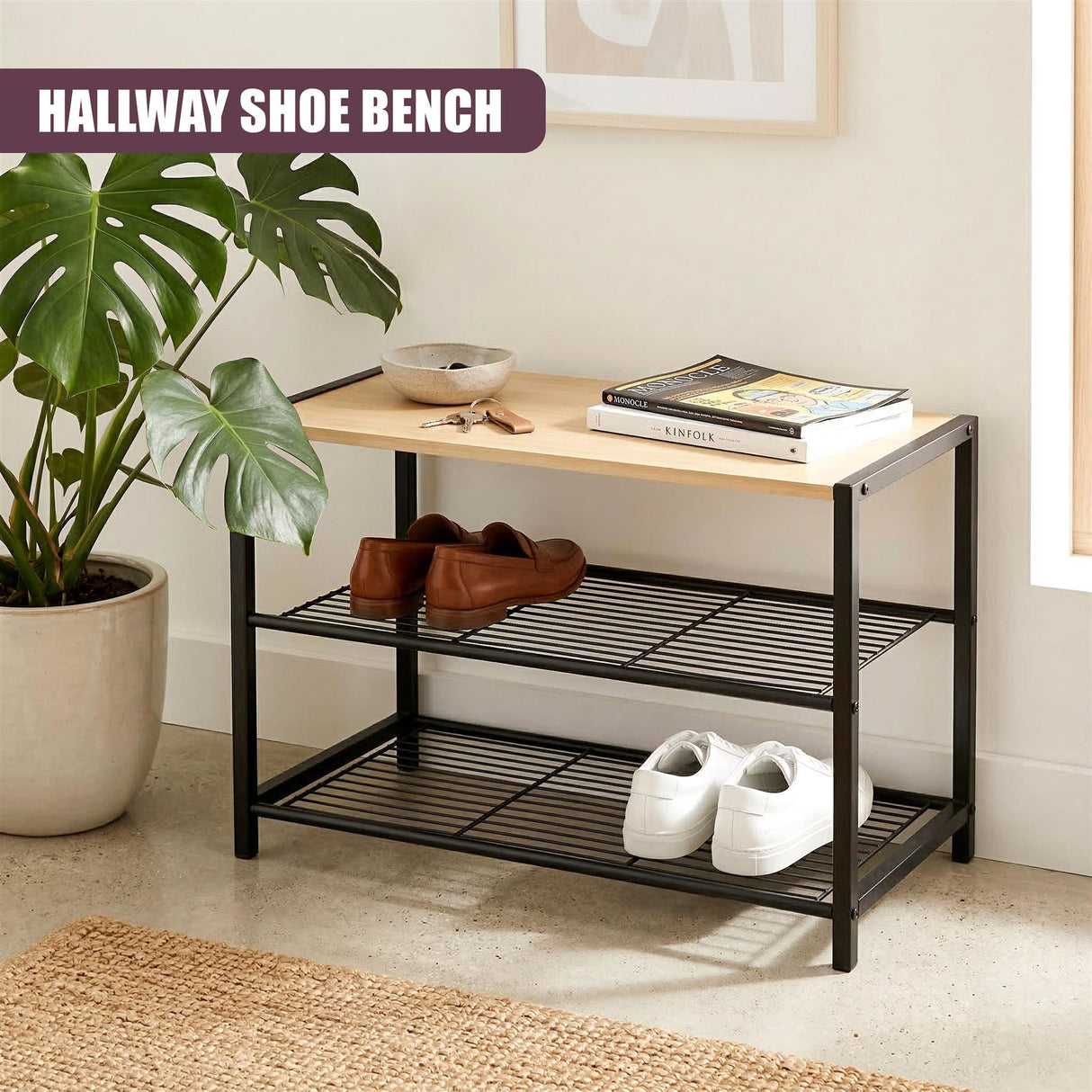 2 Tier Shoe Rack