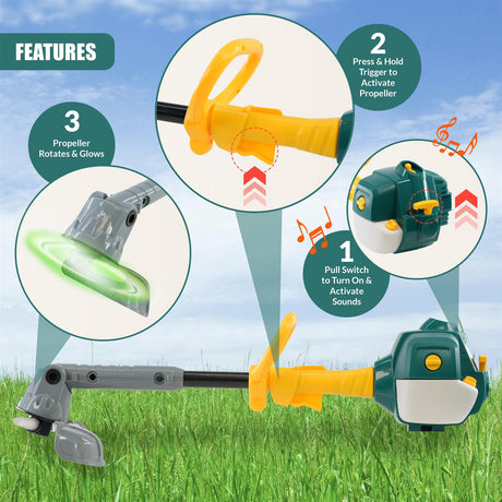 Kids Garden Toy Strimmer by The Magic Toy Shop - UKBuyZone