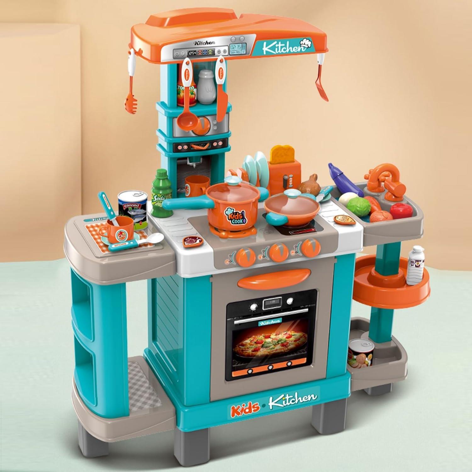 Kids Kitchen Play Set by The Magic Toy Shop At UKBuyZone UKbuyzone