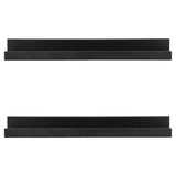 Black Shelf 45 cm Pack 2