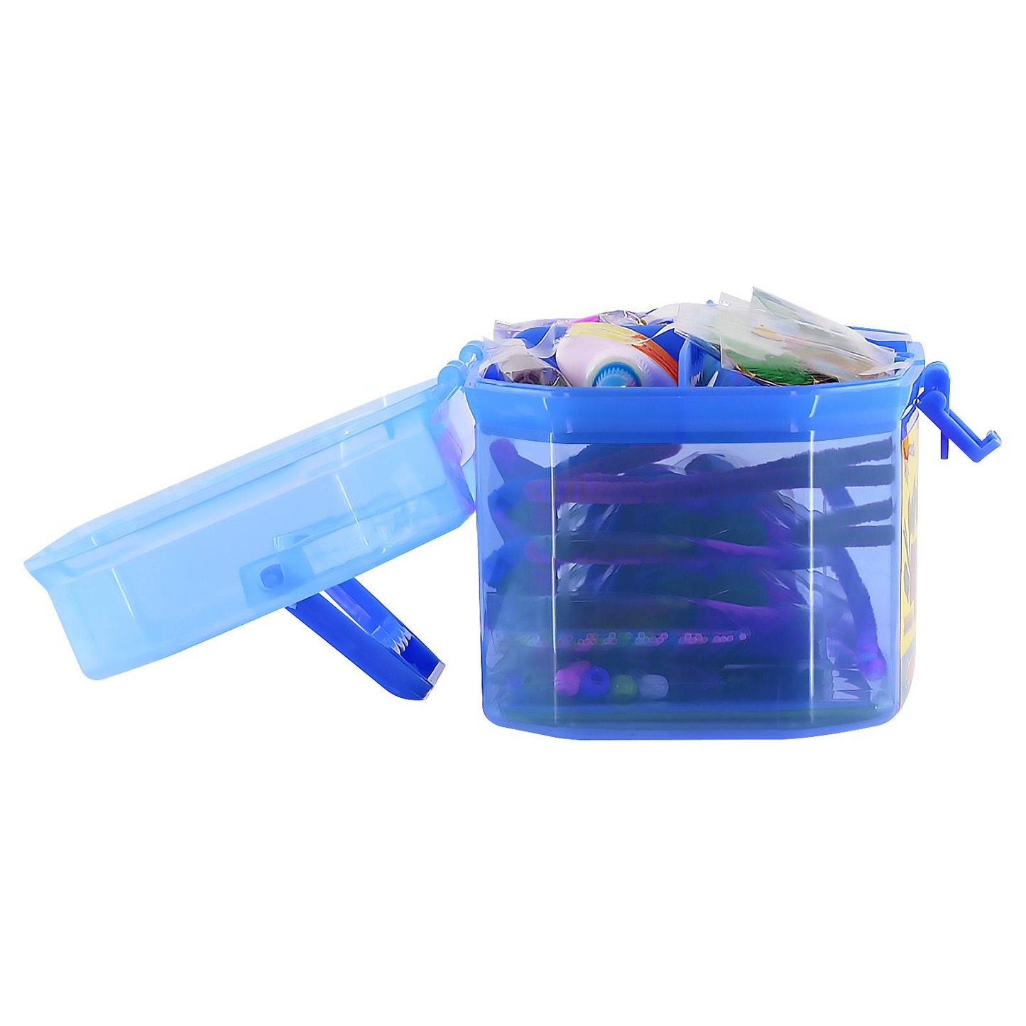 Blue Kids Super Craft Carry Case by The Magic Toy Shop - UKBuyZone
