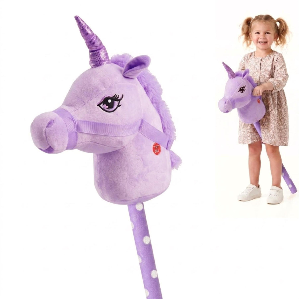 Unicorn Hobby Horse - Lilac