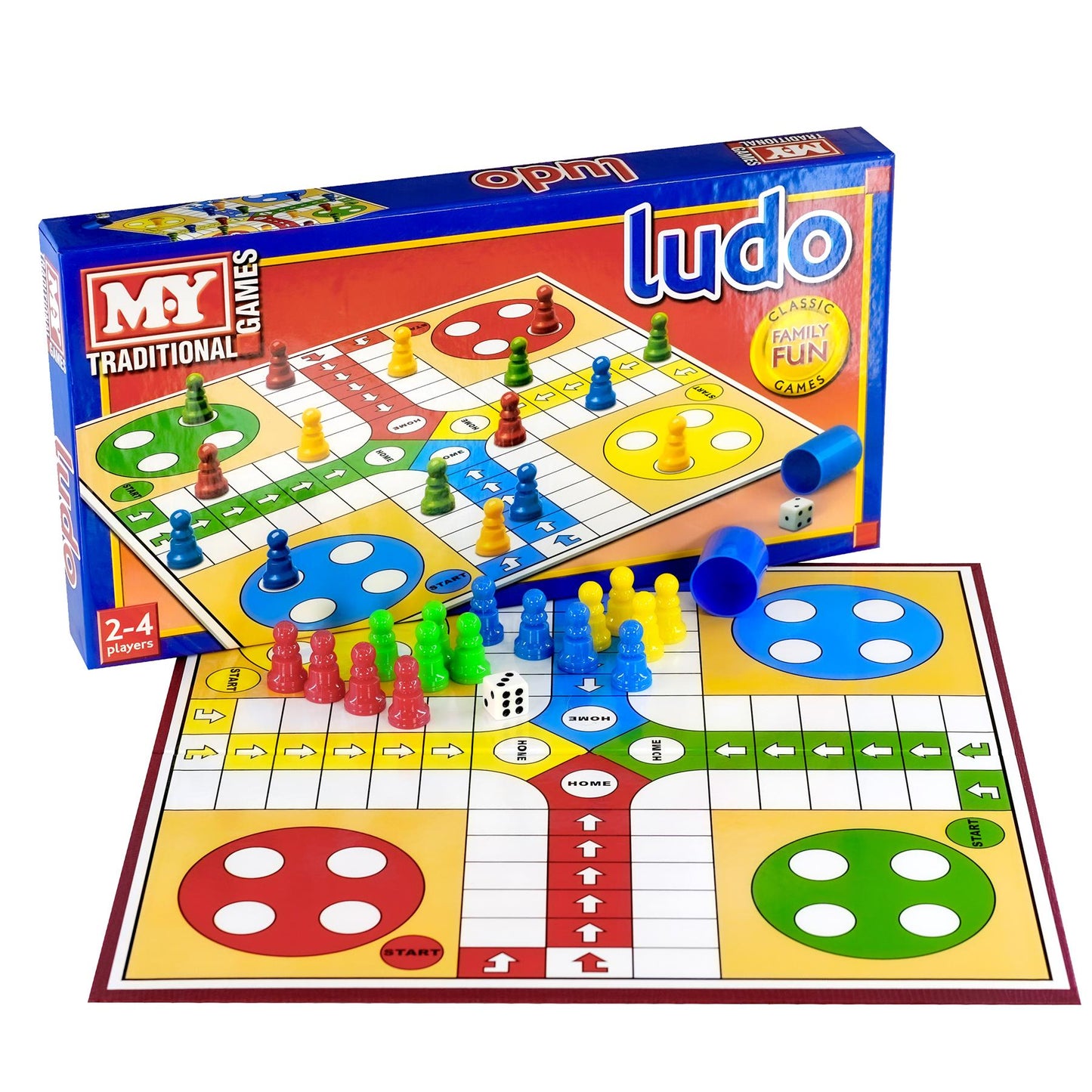 Classic Ludo Board Game by M.Y - UKBuyZone