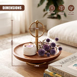 Acacia Wooden Display Stand, 18cm