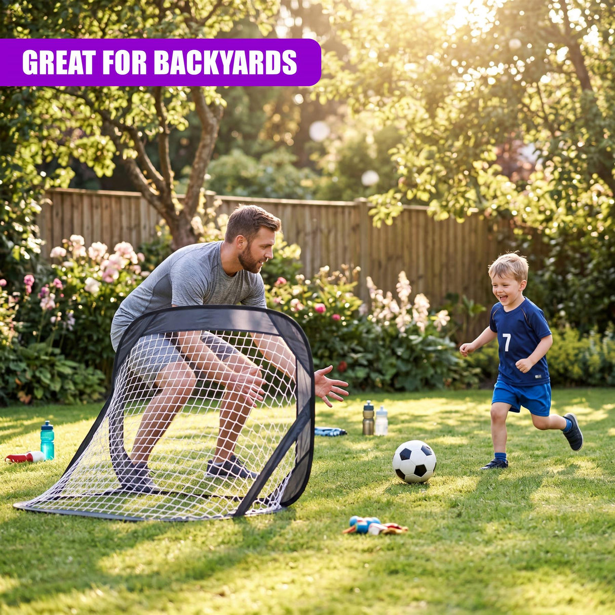 Pop Up Football Goal Set of 2