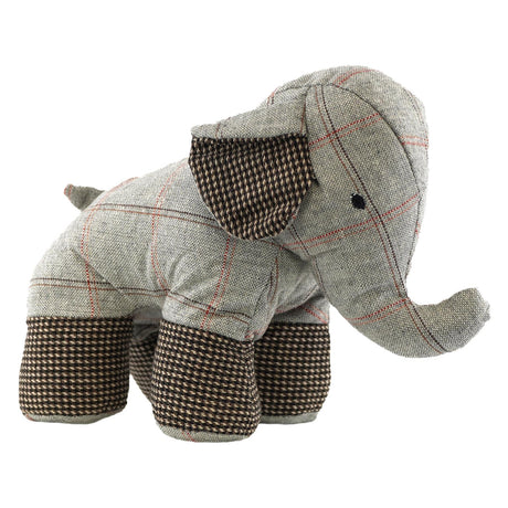 Tartan Elephant Door Stopper by The Magic Toy Shop - UKBuyZone