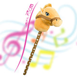 Kids Brown Hobby Horse With Sounds