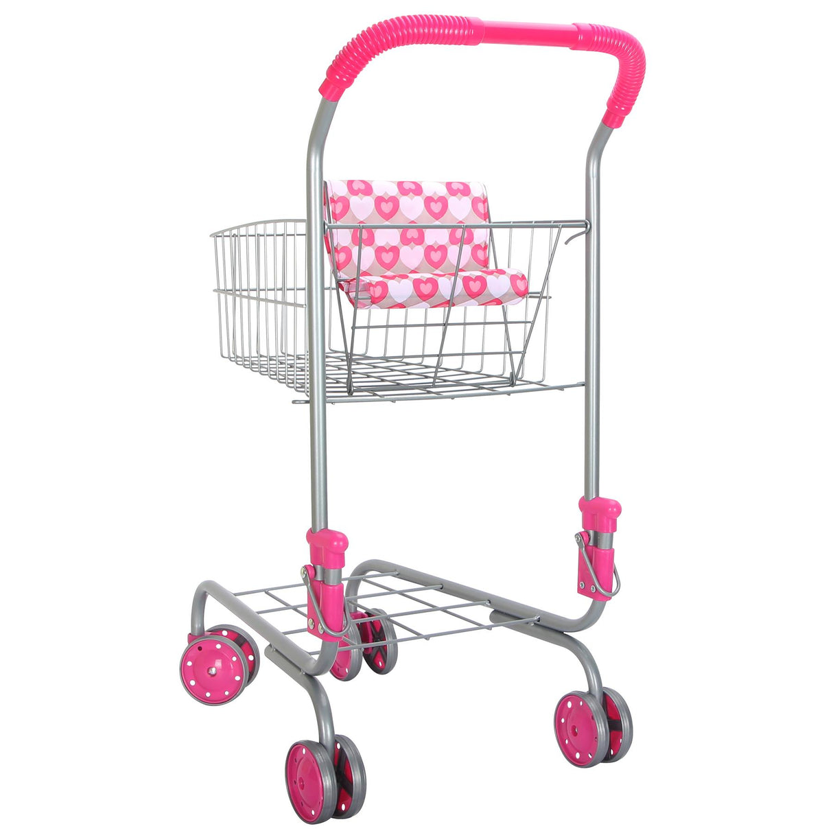 BiBi Doll Kids Shopping Trolley With Doll Seat