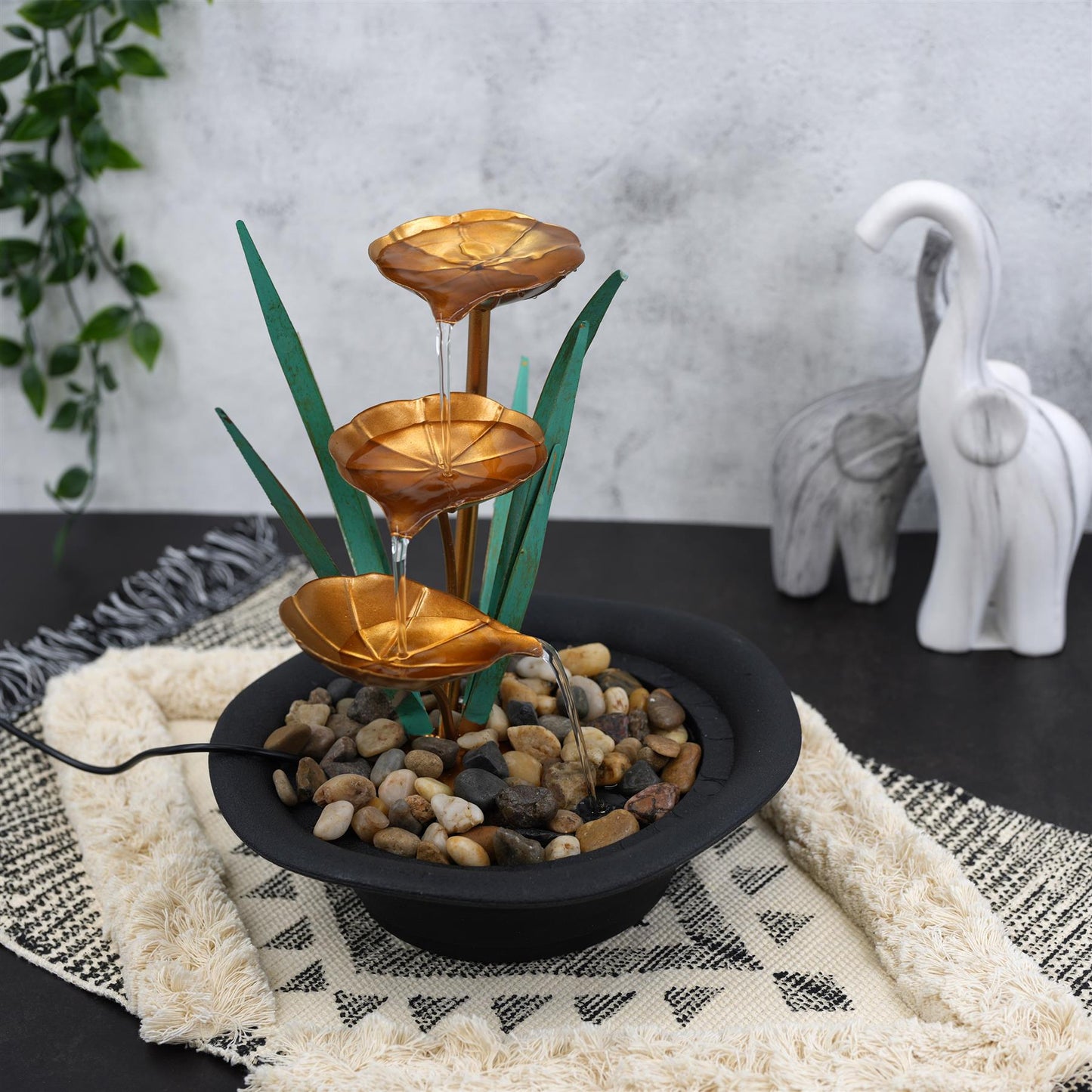 Lotus Water Feature Led Lights by GEEZY - UKBuyZone