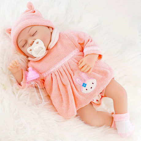 Reborn Sleeping Baby Girl Doll by BiBi Doll - UKBuyZone