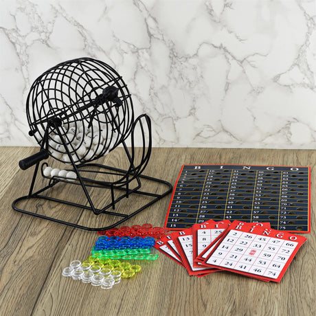 Bingo Lotto Set with Metal Cage by The Magic Toy Shop - UKBuyZone