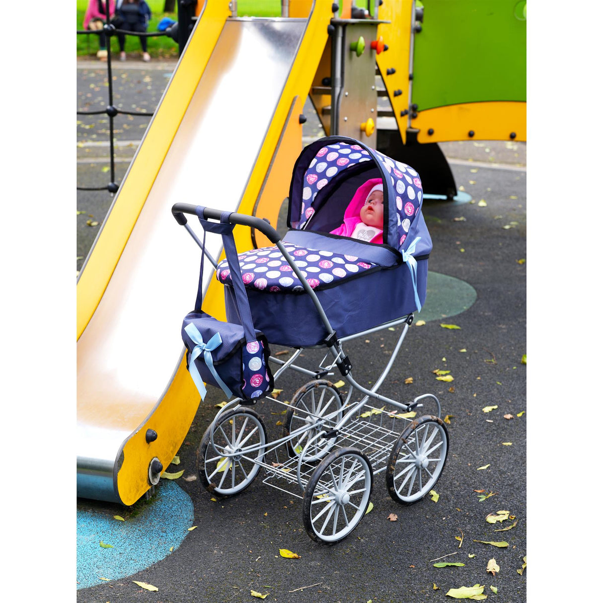 Doll's Cambridge Pram, Blue