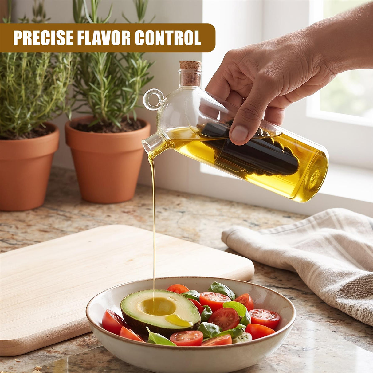 2 in 1 Oil & Vinegar Dispenser
