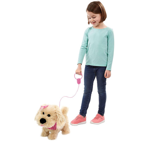 Fluffy Plush Walking & Talking Dog Toy by The Magic Toy Shop - UKBuyZone