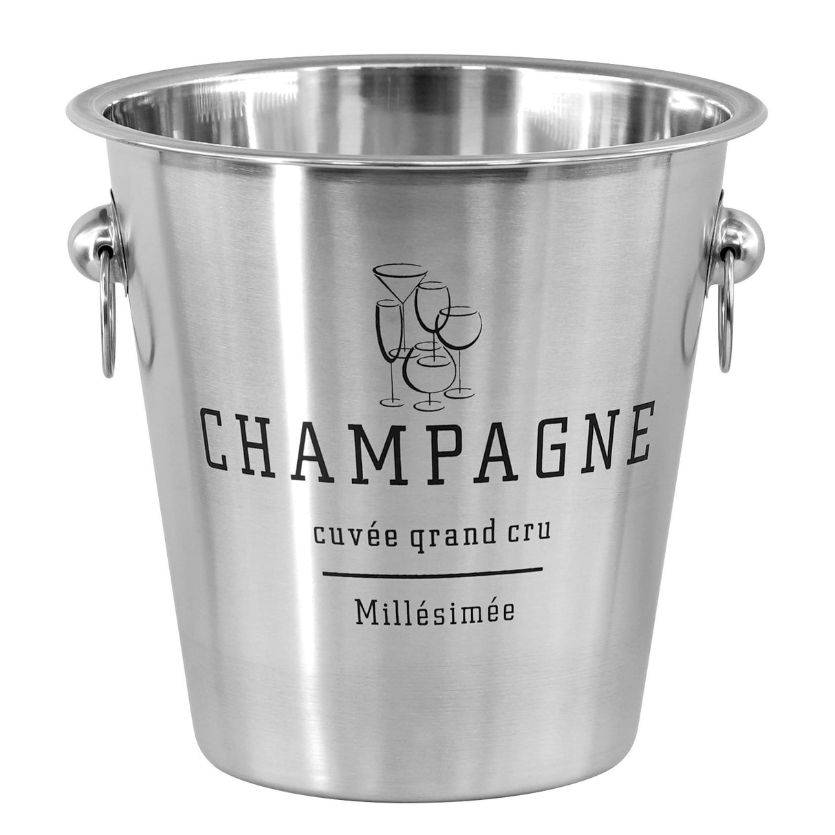 French Silver Ice Bucket by GEEZY - UKBuyZone