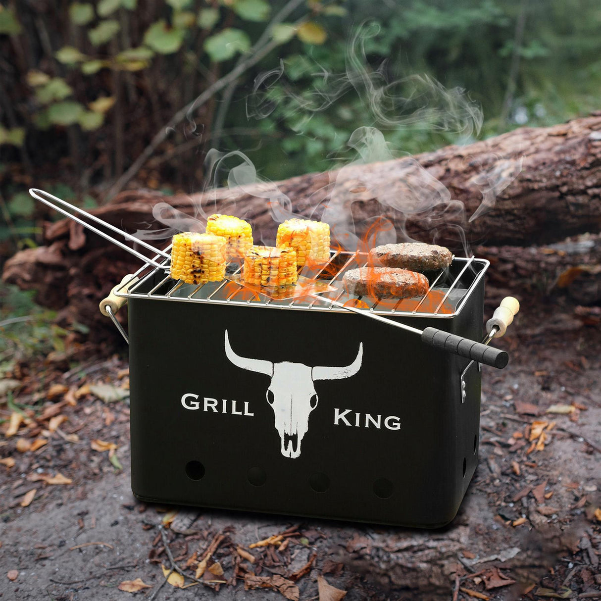 Portable Outdoor Charcoal BBQ Barbecue Grill