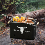 Portable Outdoor Charcoal BBQ Barbecue Grill