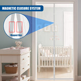 Magnetic Insect Door Screen White