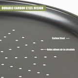 Non-Stick Pizza Baking Tray Set of 2