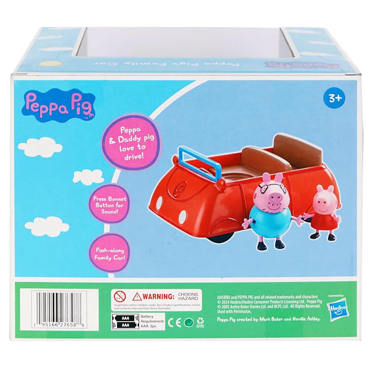 Peppa's Family Red Car Toy Set