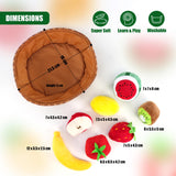 Fabric Fruit Basket Toy Set by BiBi Doll - UKBuyZone