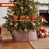 Natural Brown Christmas Tree Skirt 26"